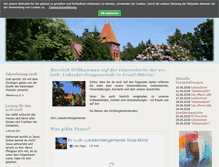 Tablet Screenshot of ev-kirche-graal-mueritz.de